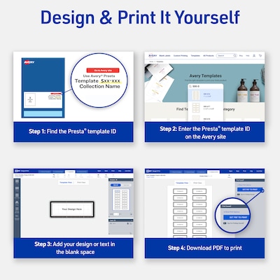 Avery Rectangle Laser/Inkjet Multipurpose Labels, 1" x 2-5/8", White, 160/Pack (19479370923)