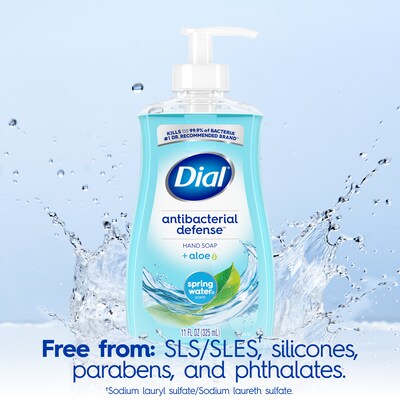 Dial Complete Antibacterial Liquid Hand Soap, Spring Water Scent (00017000209524)