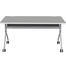 Safco Rumba Training Room Table, 30 x 60, Fashion Gray (RBA6030FLSLFNGY)