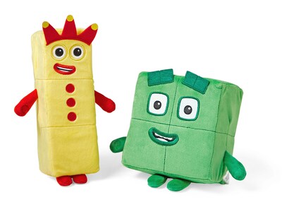 hand2mind Numberblocks Three and Four Playful Pals, Yellow/Green (94555)