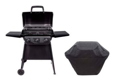 Char-Broil Classic 3 Burner Grill and Cover Package