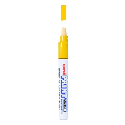 uni PAINT PX-21 Oil-Based Paint Marker, Fine Line, Yellow (63705