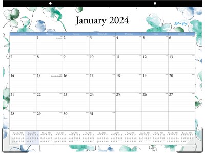 2024 Blue Sky Lindley 17 x 11 Monthly Desk Pad Calendar (100024-24)