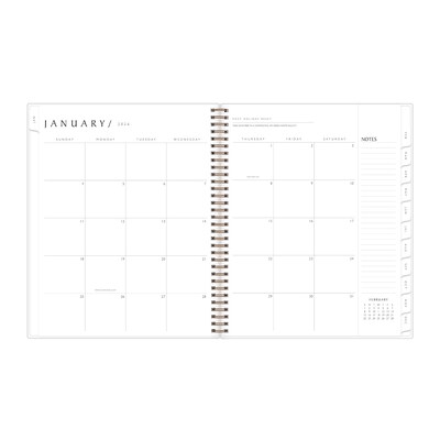 2026 Blue Sky Green Earth Freya Lilac 8.5" x 11" Calendar Year Weekly & Monthly Planner, Plastic Cover (153757)