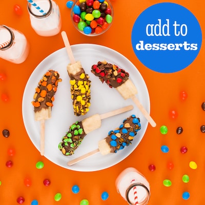 M&M's Party Size Peanut Milk Chocolate Candy Pieces, 38 oz. (MMM55116)