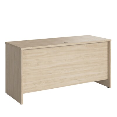 Bush Business Furniture Studio C 60W Credenza Desk, Natural Elm (SCD360NE)