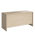 Bush Business Furniture Studio C 60W Credenza Desk, Natural Elm (SCD360NE)