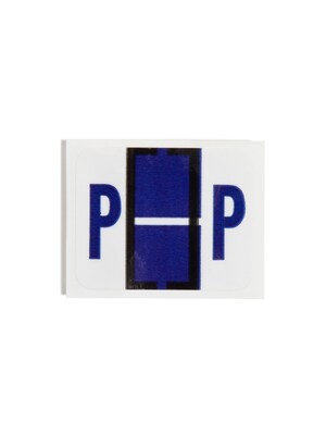 Smead BCCR Labels File Folder Label, P, Violet, 500 Labels/Pack (67086)