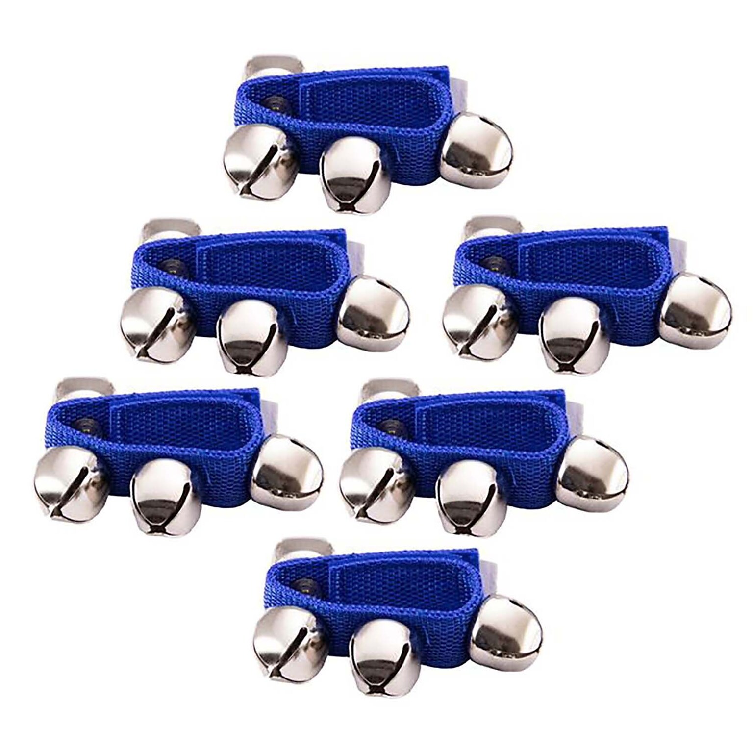 Westco Educational Products Wrist Bells, Blue, Pack of 6 (WEPBE7001BL-6)