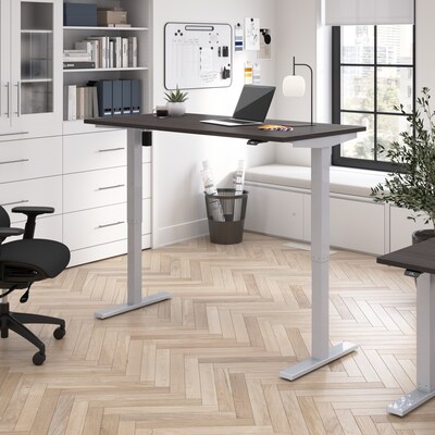 Bush Business Furniture Move 40 Series 60W Electric Height Adjustable Standing Desk, Storm Gray/Cool