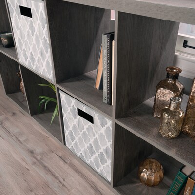 Sauder Select 58"H 8-Shelf Cube Organizer, Mystic Oak (431286)