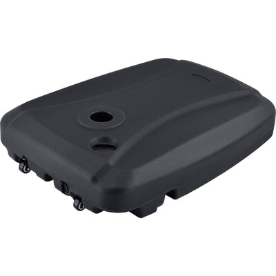 Global Industrial Cantilever Umbrella Base with Wheels, Sand/Water Filled, Black (436973)