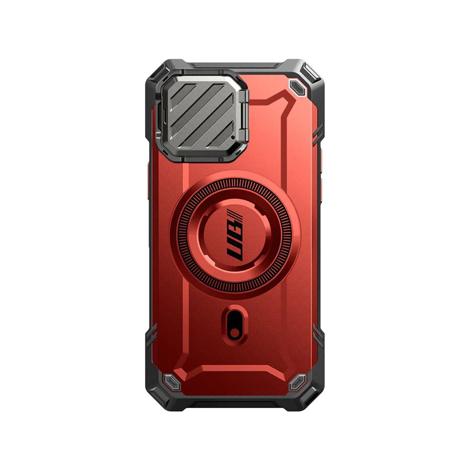 SUPCASE Unicorn Beetle MAG XT Rugged Case for iPhone 15 Pro, Shock-Absorbing, Metallic Red