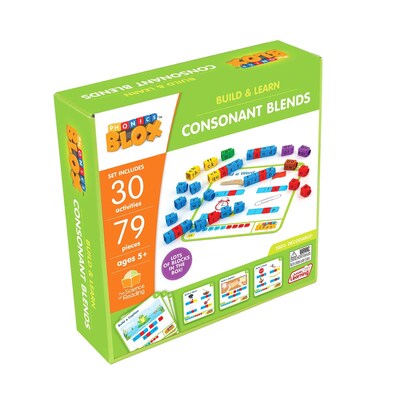 Junior Learning Consonant Blends Rainbow Phonics, Phase 4, 109/Set (JRL736)