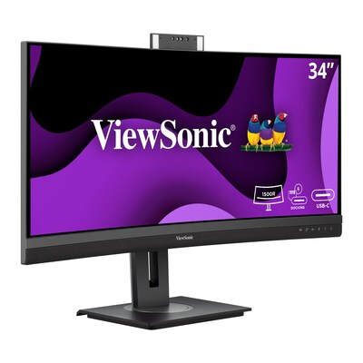 ViewSonic 34 Curved 100Hz LED Monitor, Black (VG3457CV)