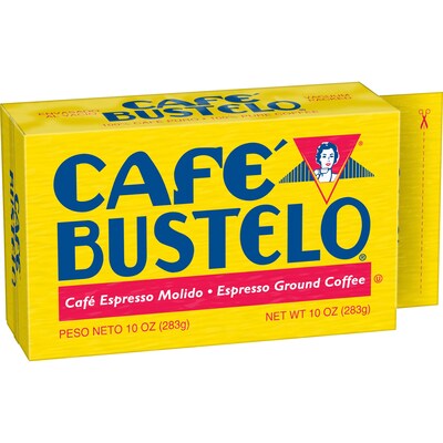 Café Bustelo Espresso Ground Coffee, Dark Roast, 10 oz., Each (BUS1720)