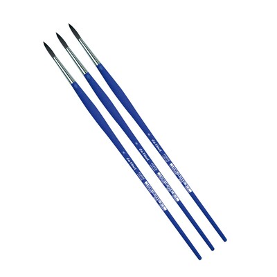 da Vinci FORTE-Acrylics Oil and Acrylic Synthetic Student Round Brush, 3 /Pack (DVXVA86308-3)