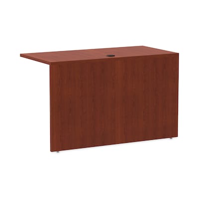 Alera Valencia Series U and L Groupings in Medium Cherry, Reversible Return/Bridge Shell, 48"W (VA354824MC)