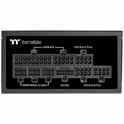 Thermaltake Toughpower SFX Platinum 850W ATX 3.1 80 PLUS Platinum Internal Power Supply, Black (PSSTP0850FNFAPU)