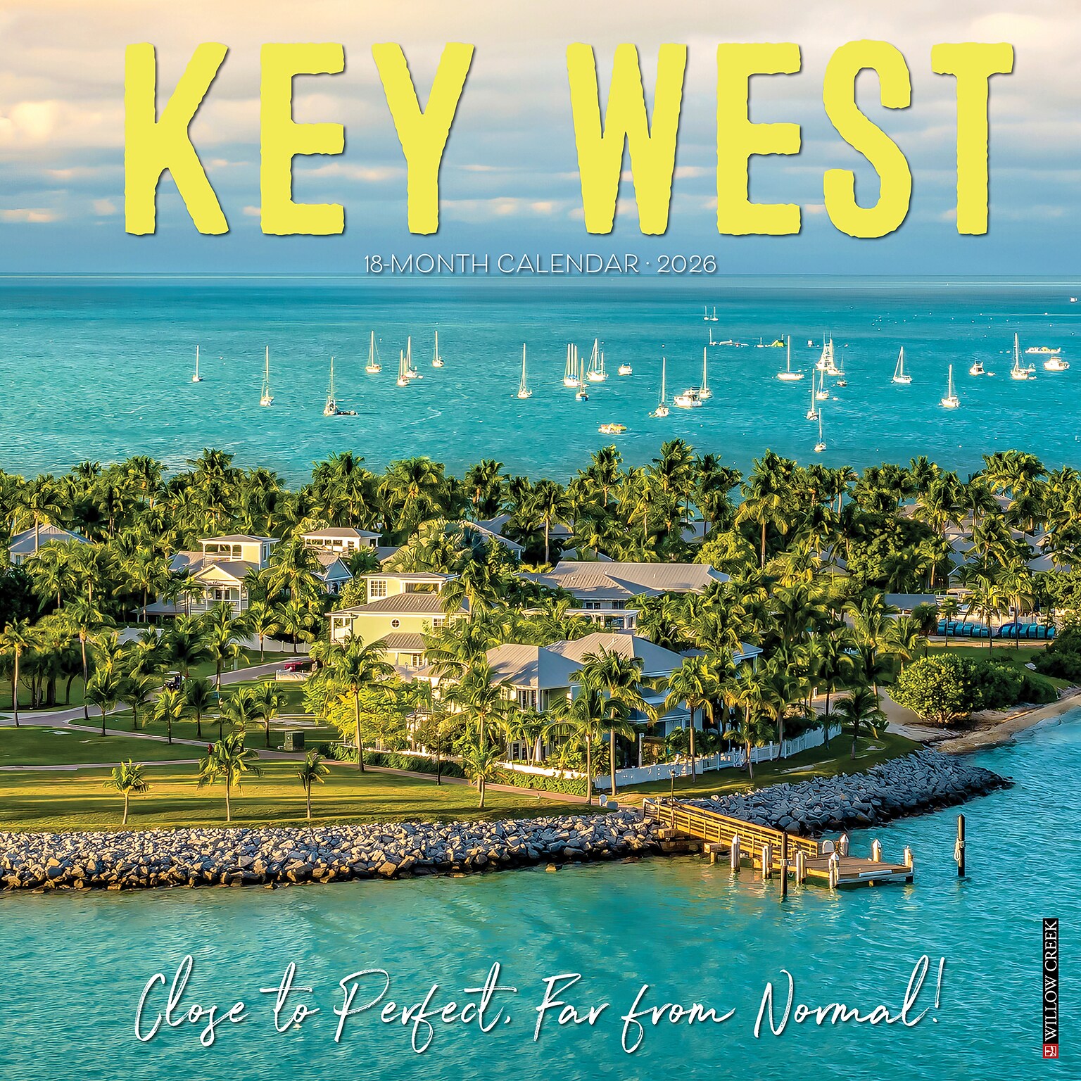2026 Willow Creek Key West 12 x 12 Monthly Wall Calendar (55465)