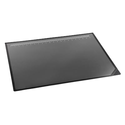 Artistic Logo Pad Anti-Slip Rubber Desk Pad, 24 x 19, Black (41100)