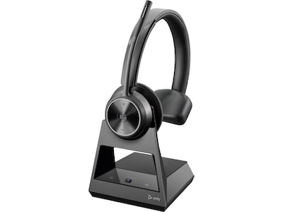 Poly Savi 7310-M Office Wireless Noise Canceling Mono On Ear Headset, MS Certified  (7S439AA#ABA)