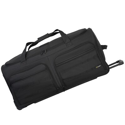 U.S. Army ROMEO 36" Polyester Telescoping Travel Duffel with Wheels, Black (USLROM36BLK)