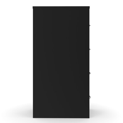 Quill Brand® Commercial 4 File Drawer Vertical File Cabinet, Locking, Black, Legal, 26.5"D (13450D)