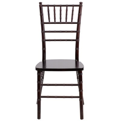 Flash Furniture HERCULES Series Wood Chiavari Chair, Walnut, 2 Pack (2XSWALNUT)