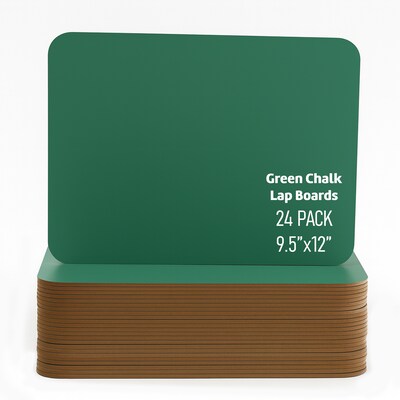 Flipside Green Chalkboard, 9.5 x 12, 24/Carton (12109)