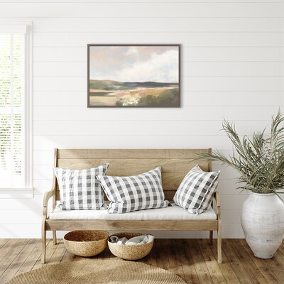 Amanti Art Dawn by the Water by Julia Purinton Framed Canvas Wall Art Print, 33" x 23" (A42677469949)