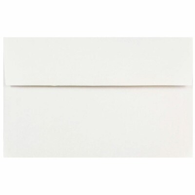 JAM Paper A10 Booklet Envelope 6 x 9 1/2, Bright White, 50/Pack (12039-50)