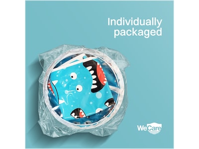WeCare Monsters Kids' Disposable Emesis Bag for Nausea and Motion Sickness, Multicolor (WC-EMES-M-5)