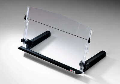 3M Document Stand with Lip & Guide Bar, Clear (DH640)