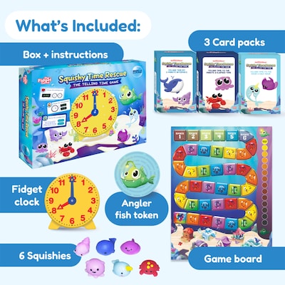 The Fidget Game Squishy Time Rescue The Telling Time Game (FDGSQUISHTIME)