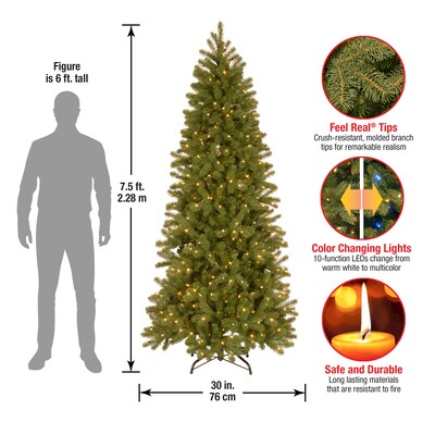 National Tree Company Downswept Douglas® Fir Artificial Christmas Trees PEDD8-345D-70