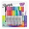 Sharpie Glam Pop Permanent Markers, Ultra Fine Tip, Assorted, 24/Pack (1949558)