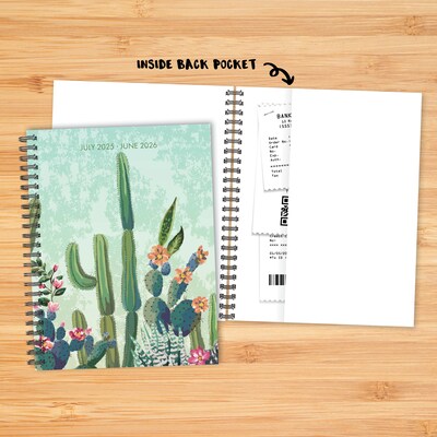 2025-2026 Willow Creek Desertscape 6.5" x 8.5" Academic Year Weekly & Monthly Planner, Multicolored (54833)