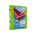 Staples Heavy Duty 1 3-Ring View Binder, D-Ring, Chartreuse (ST56319-CC)