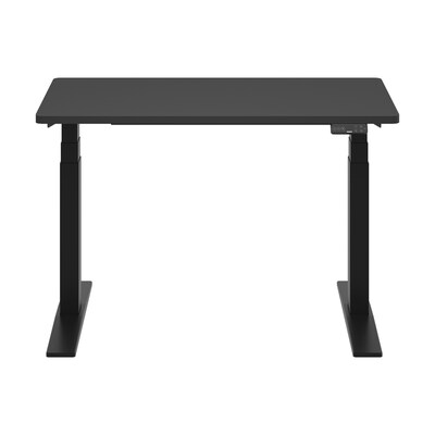 FlexiSpot E7 Commercial 48W Electric Rectangular Adjustable Standing Desk, Black (E7BCOM4824-B)