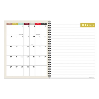 2025-2026 TF Publishing Vintage Ink and Lead 9 x 11 Academic Year Weekly & Monthly Planner, Paperb