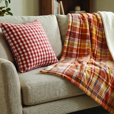 Decorative Pillow & Throw Set