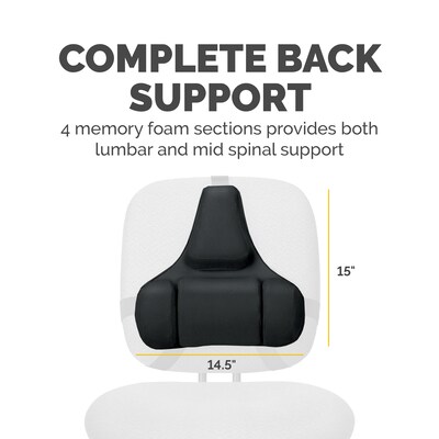 Fellowes Professional Back Support, Black (8037601)