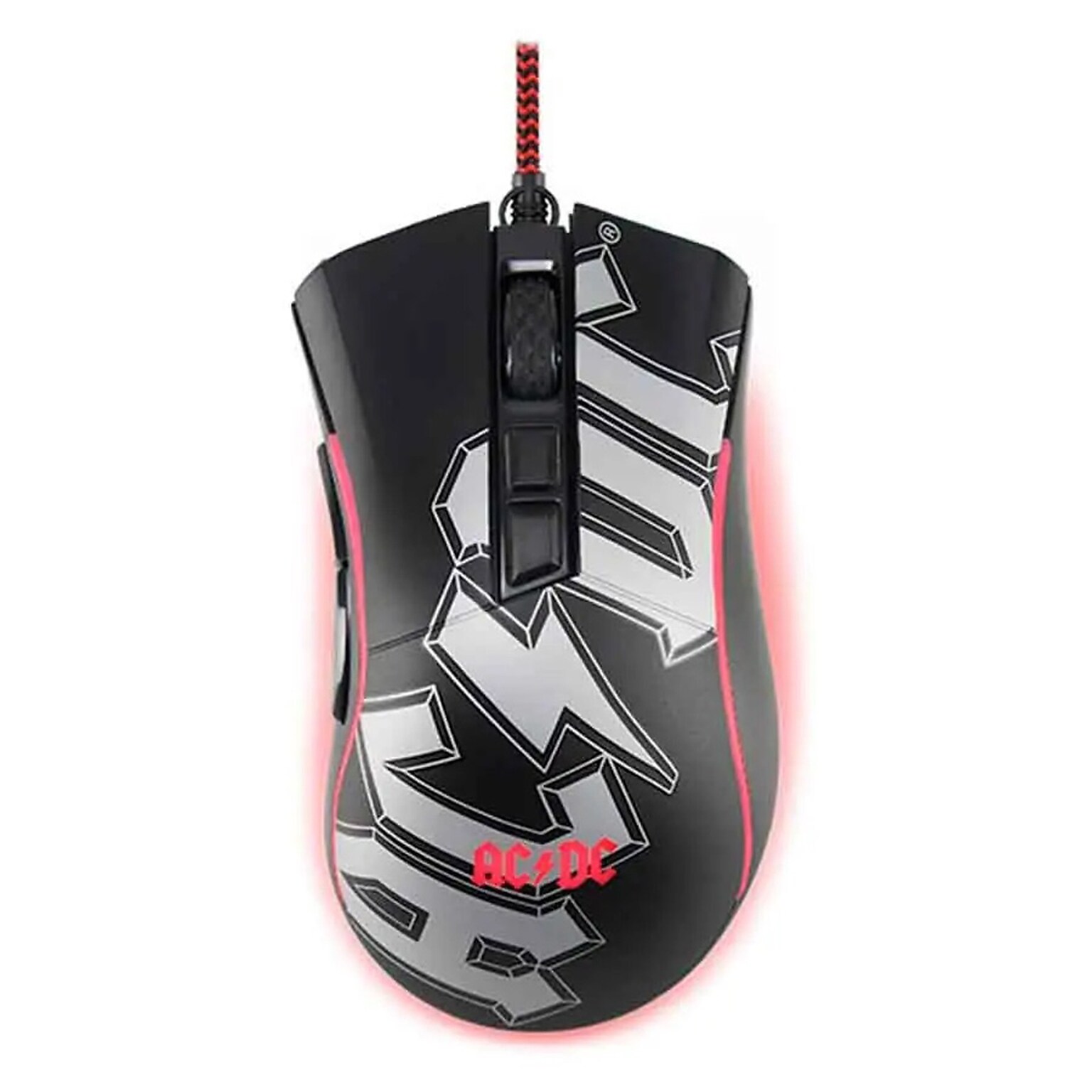 Subsonic AC/DC® Ergonomic Optical Gaming Mouse, Multicolored (SA5612-A1)