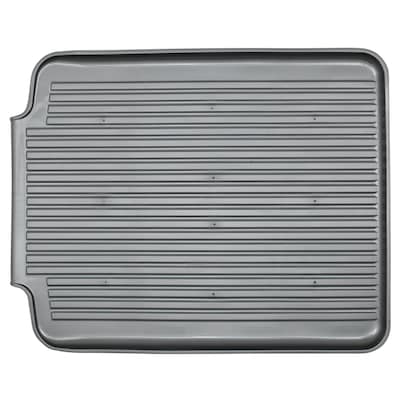 Better Houseware Jr. Plastic Dish Rack, Metallic (BTH14825)