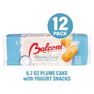 Balconi Yogurt Plume Cake, 72/Pack (600-04194)