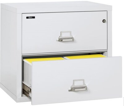 Quill Brand® 31 2-Drawer Fire Resistant Lateral File Cabinet with Lock, Letter/Legal, Artic White (Q231LATAW)