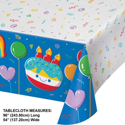 Creative Converting Bubbly Birthday Party Kit, Multicolored, Serves 8 (DTC9502E4A)