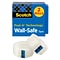 Scotch® Wall-Safe Tape, 3/4 x 22.22 yds., 2 Rolls/Pack (813S6)