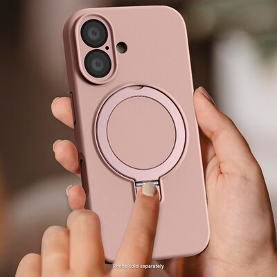 SaharaCase Venture Series MagSafe Compatible Phone Case for iPhone 17, Shock Absorbing, Desert Rose (CP00906)